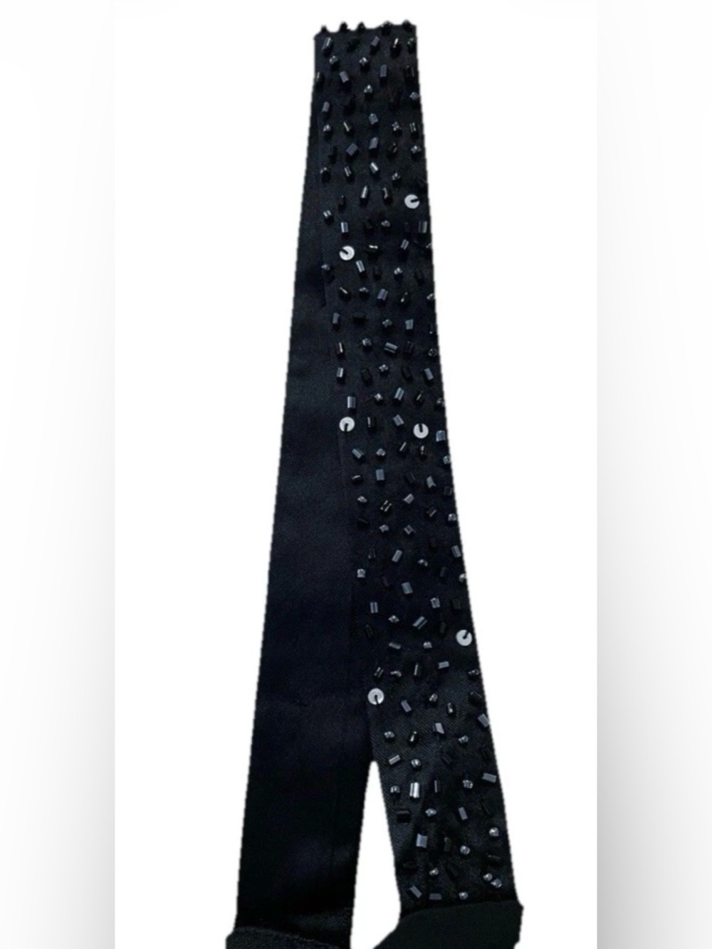Lane Bryant NWT Black Beaded High Low Dress Size 22 - Picture 11 of 11